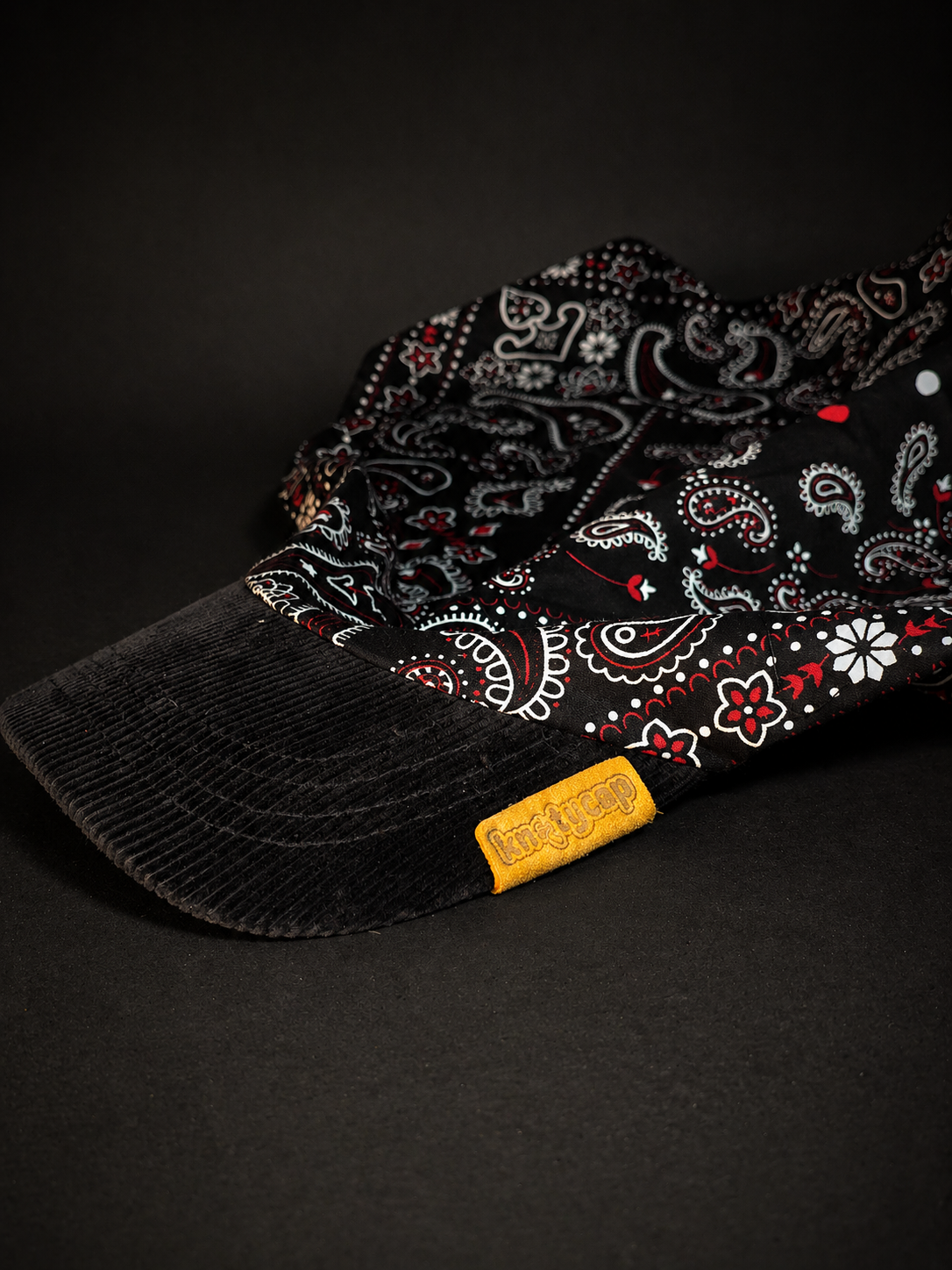 Black Corduroy Brim