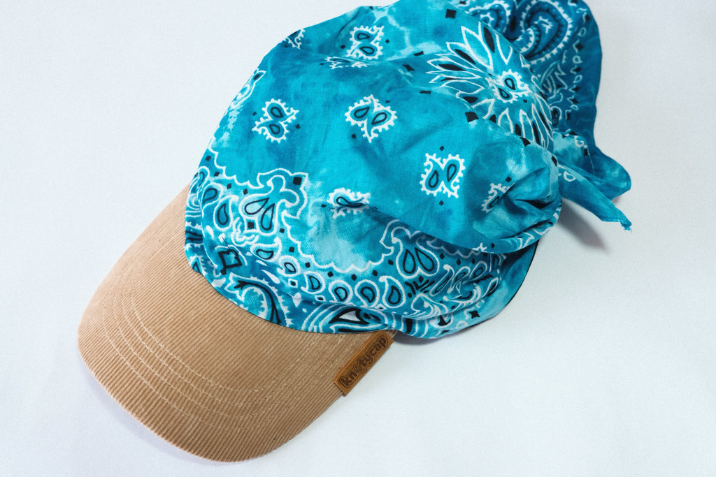 Beige Corduroy Brim | Sky Veil Kapri