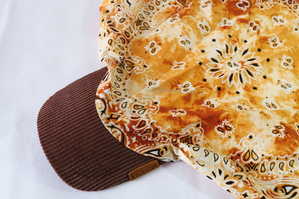 Dark Corduroy Brim | Saffron Drift Kapri
