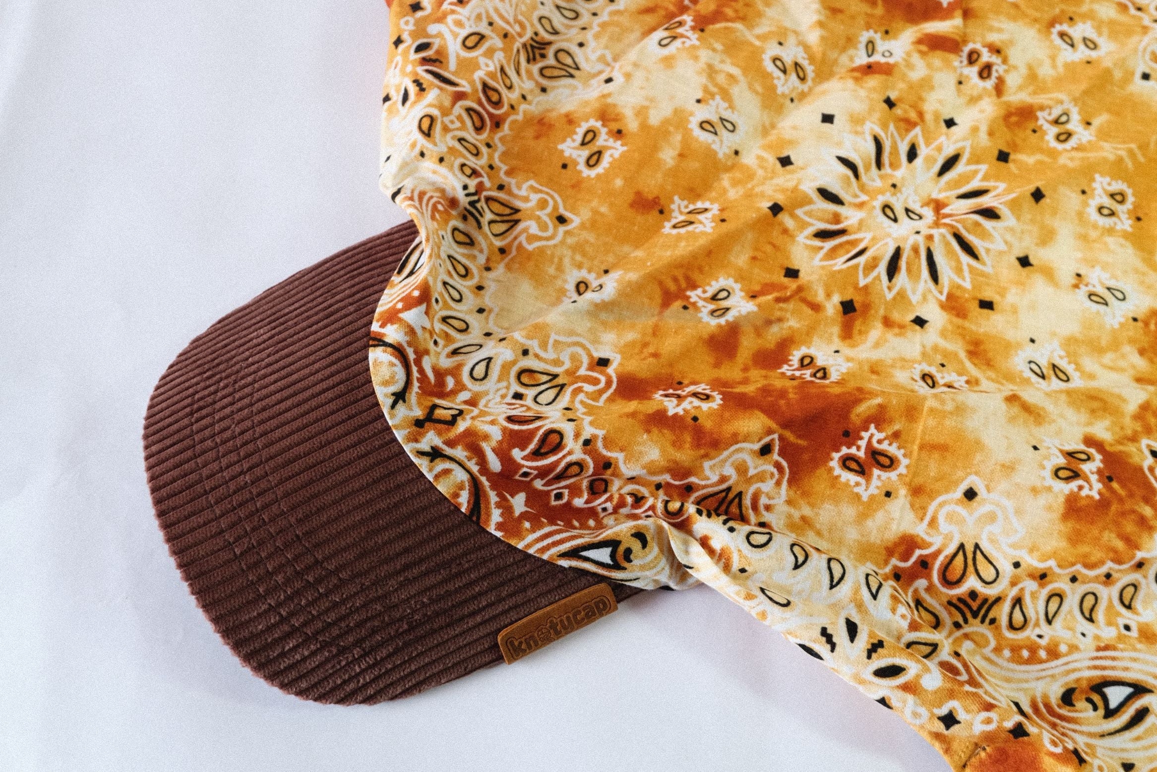 Dark Corduroy Brim | Saffron Drift Kapri