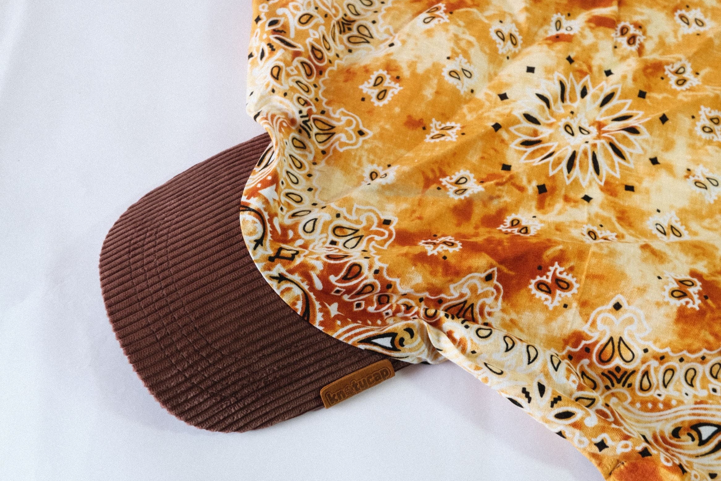 Dark Corduroy Brim | Saffron Drift Kapri