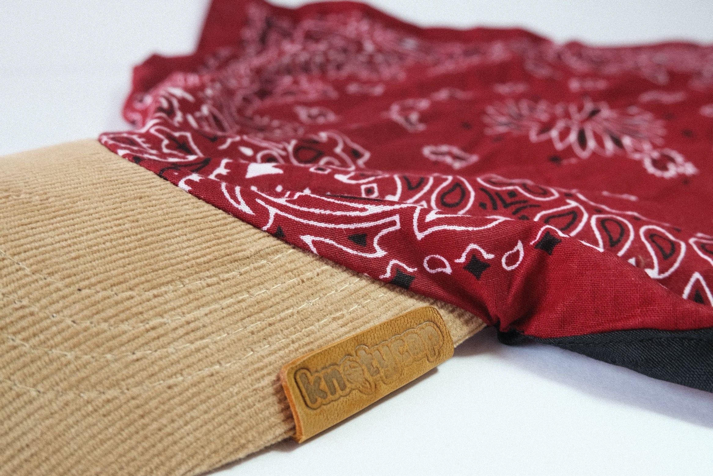 Beige Corduroy Brim | Cocoa Veil Kapri