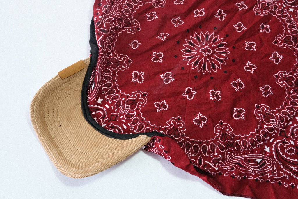 Beige  Corduroy Brim | Wine Veil Kapri