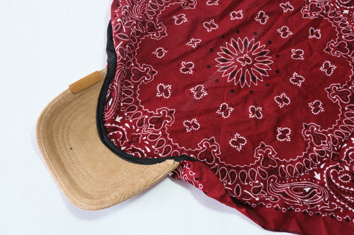 Beige  Corduroy Brim | Wine Veil Kapri