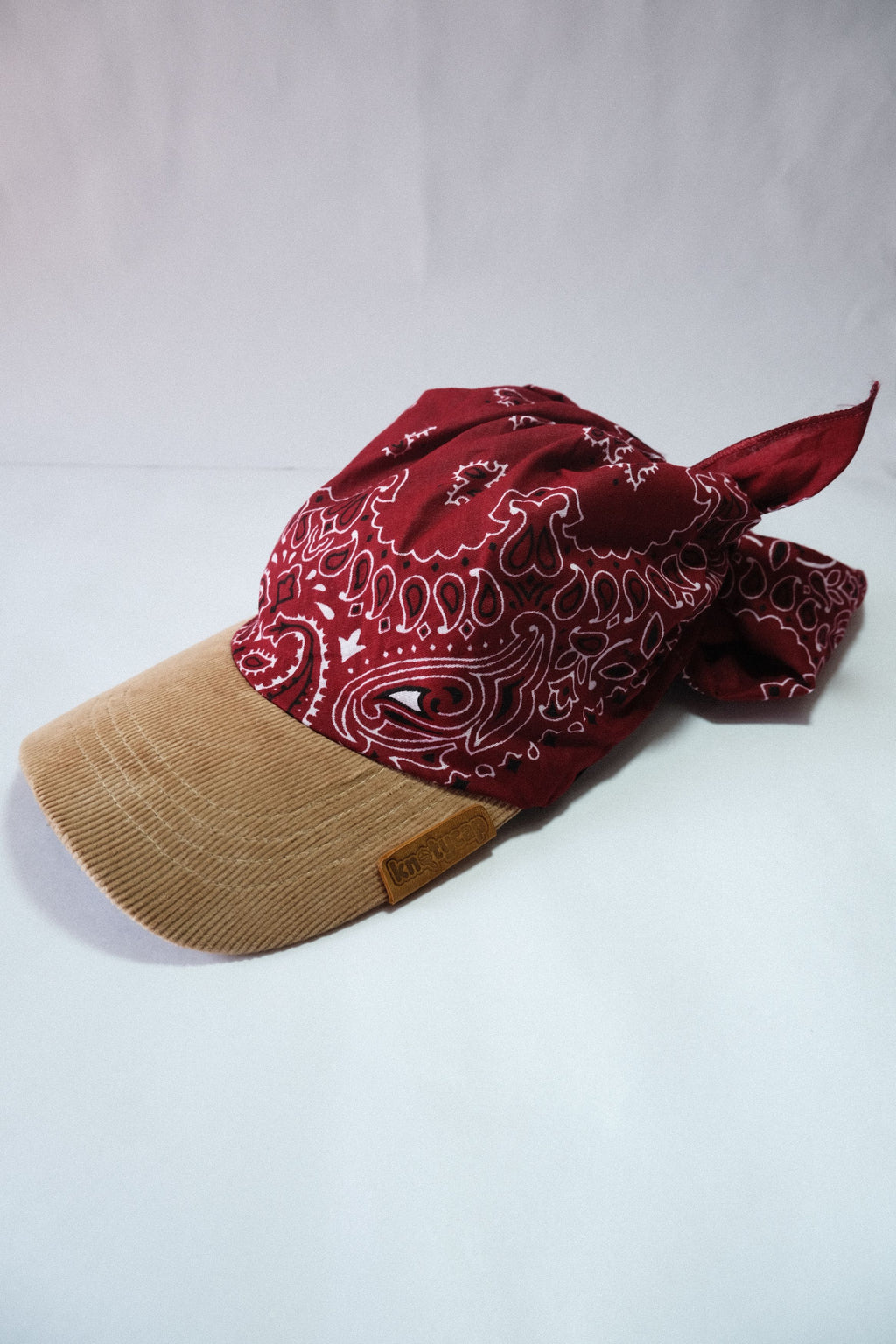 Beige  Corduroy Brim | Wine Veil Kapri