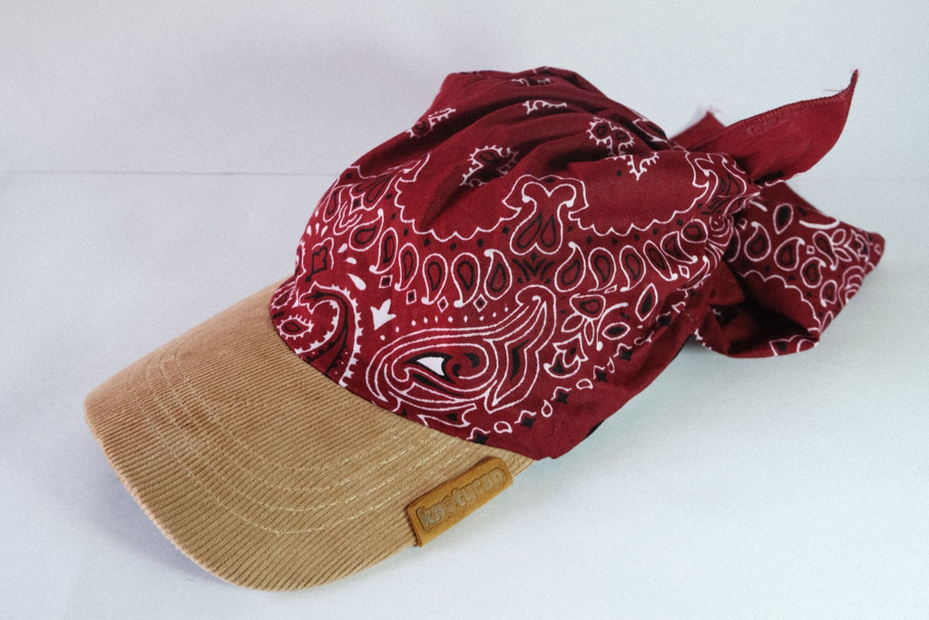 Beige  Corduroy Brim | Wine Veil Kapri