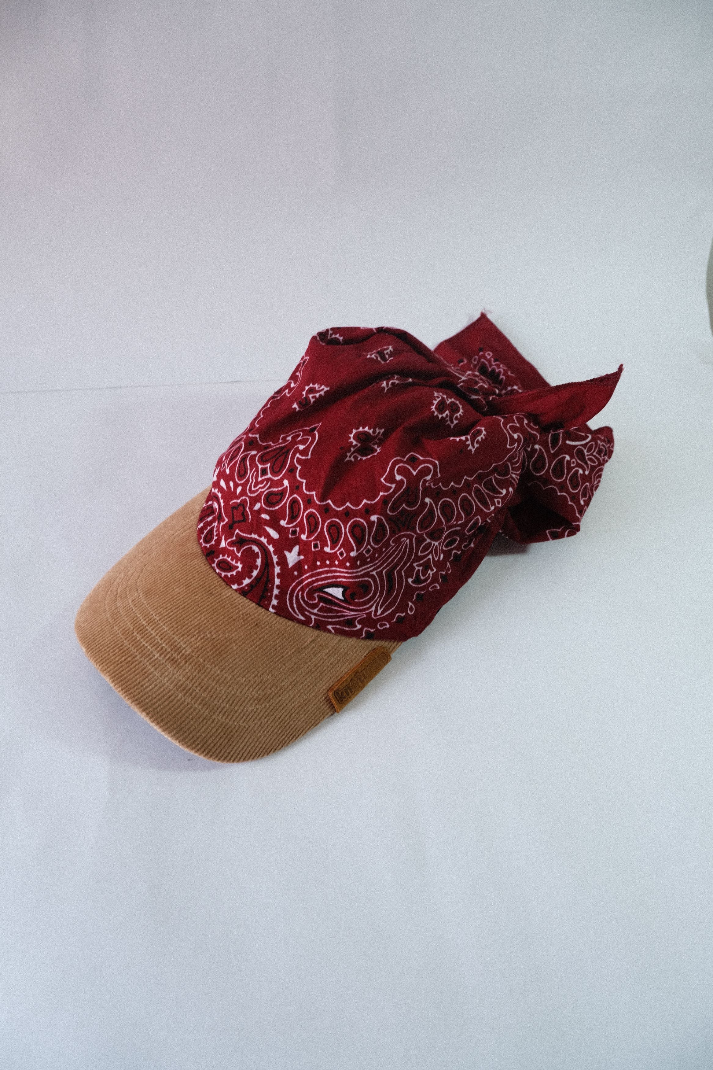 Beige Corduroy Brim | Crimson Veil Kapri