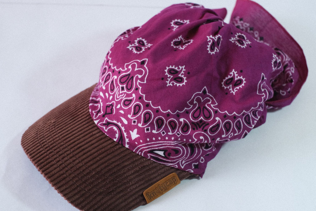 Dark Corduroy Brim Pink Mix Kapri