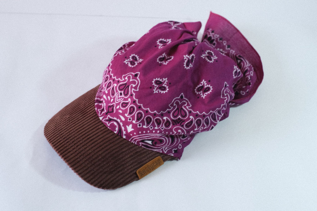 Dark Corduroy Brim Pink Mix Kapri