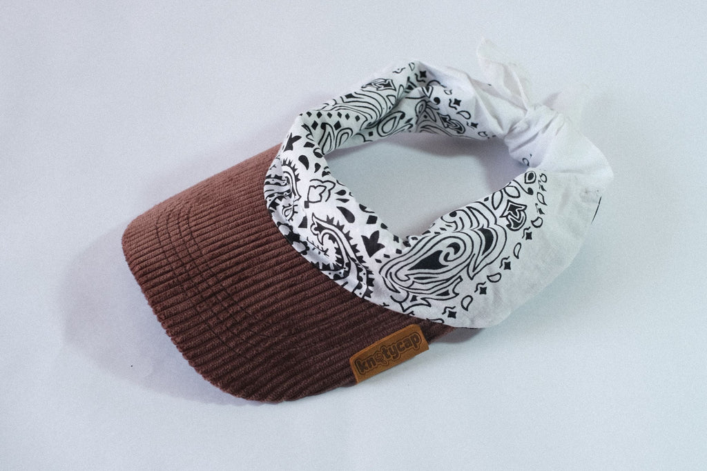 Dark Corduroy Brim | Ivory Veil Kapri