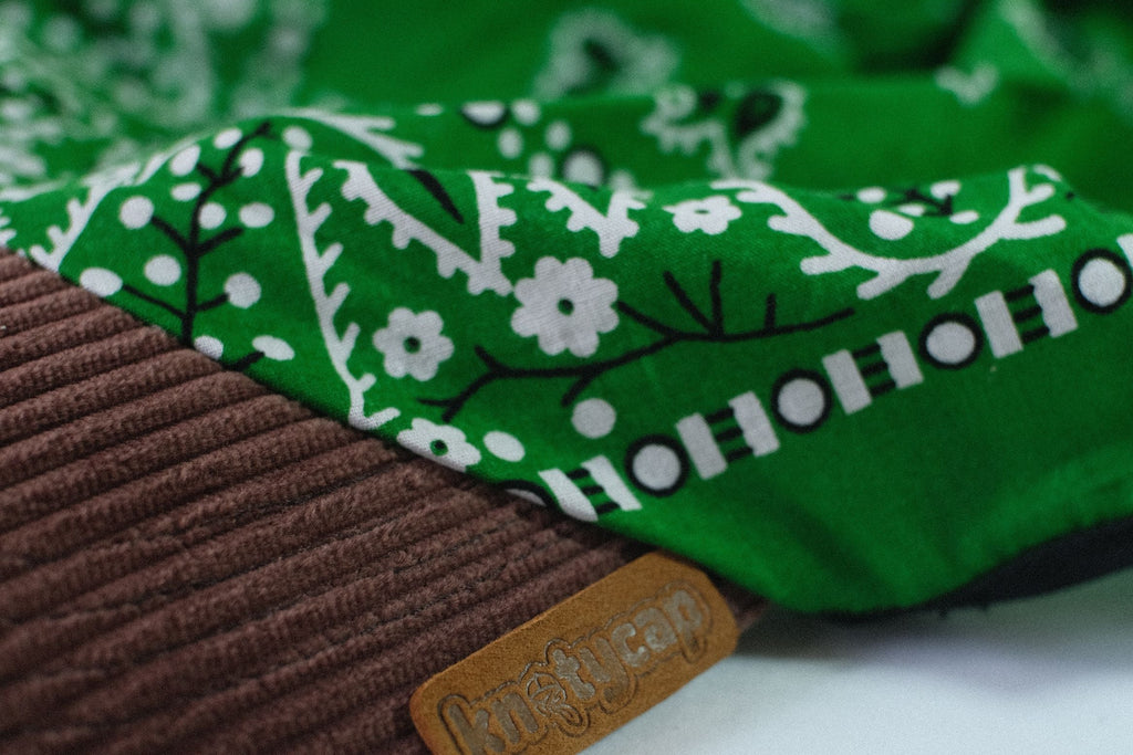 Dark Corduroy Brim | Emerald Veil Kapri