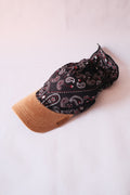 Beige Corduroy Brim | Crimson Core Kapri
