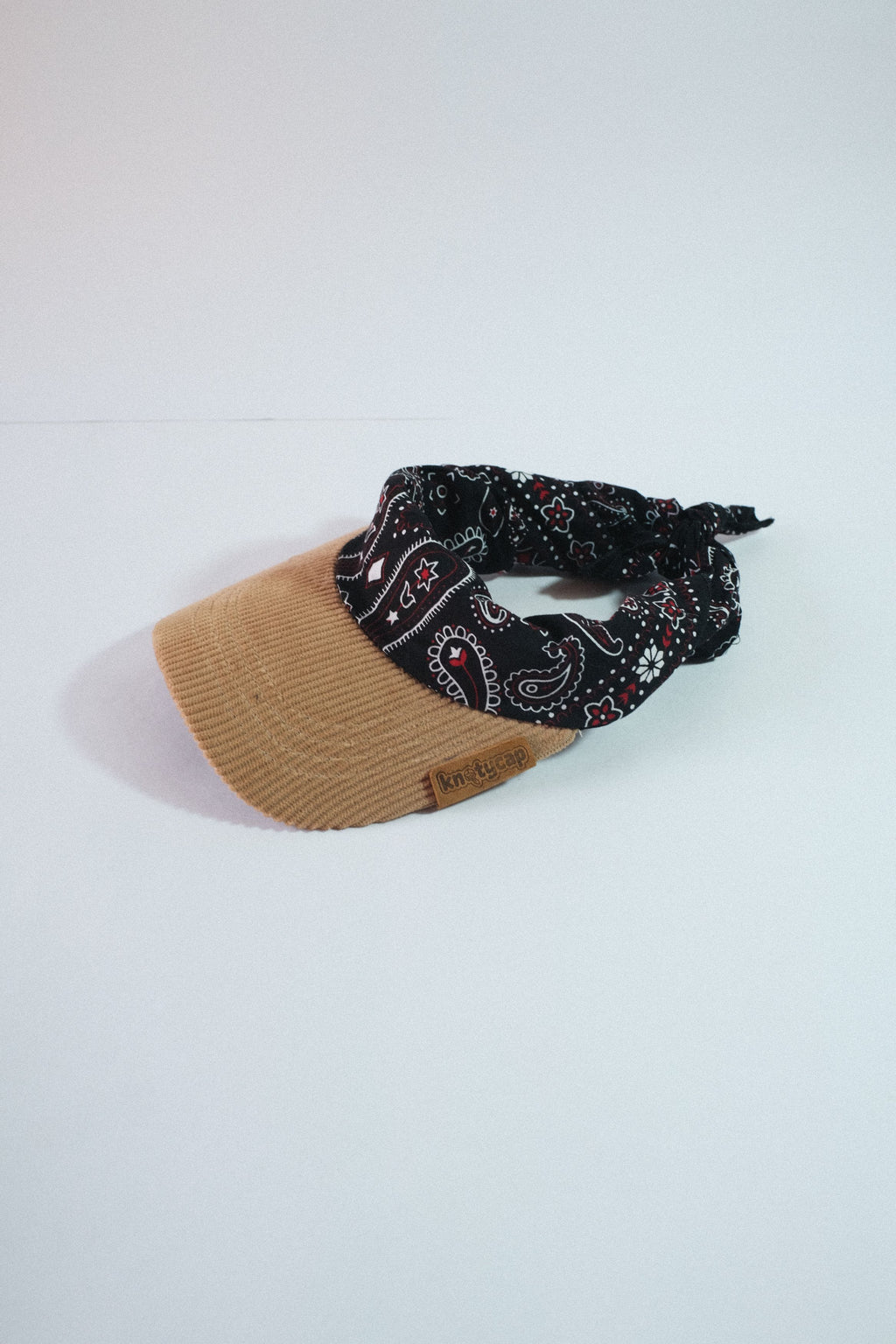 Beige Corduroy Brim | Crimson Core Kapri
