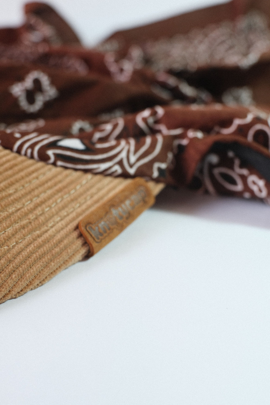 Beige Corduroy Brim | Cocoa Veil Kapri
