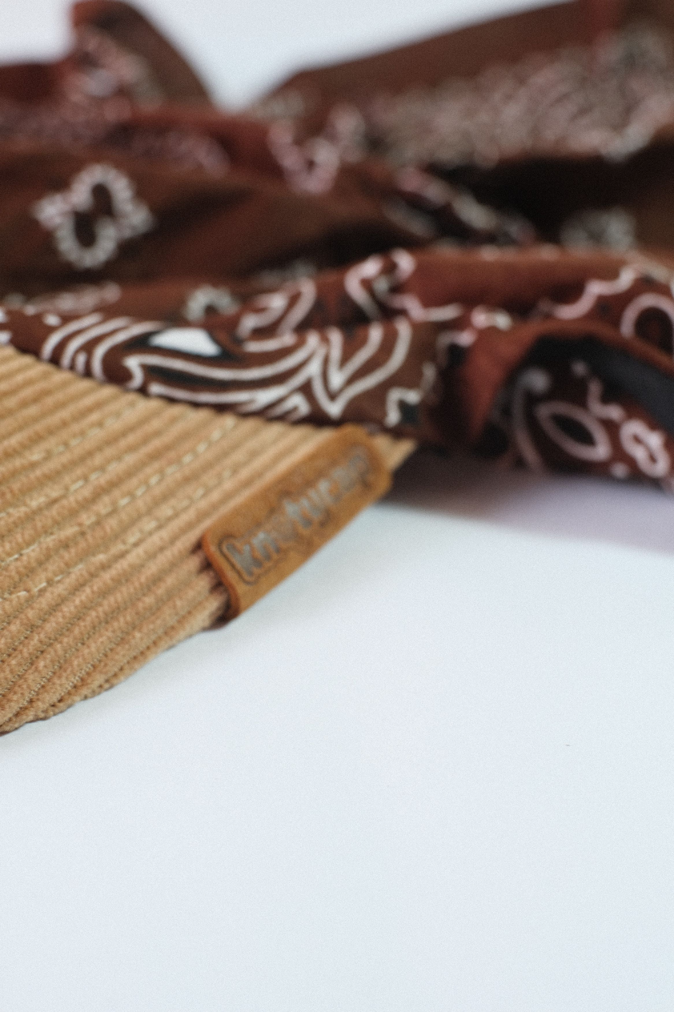 Beige Corduroy Brim | Cocoa Veil Kapri
