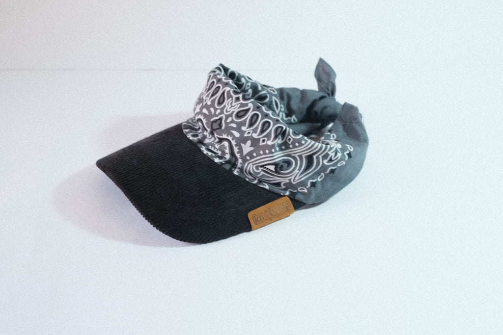 Black Corduroy Brim | Grey Kapri
