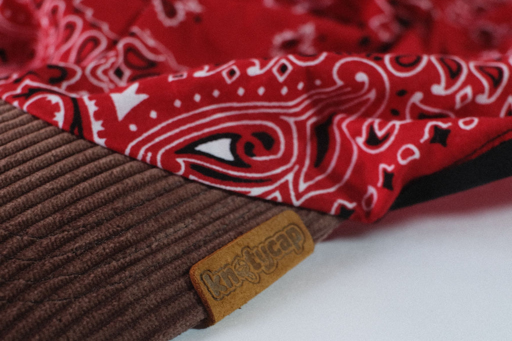 Dark Corduroy Brim | Crimson Veil Kapri
