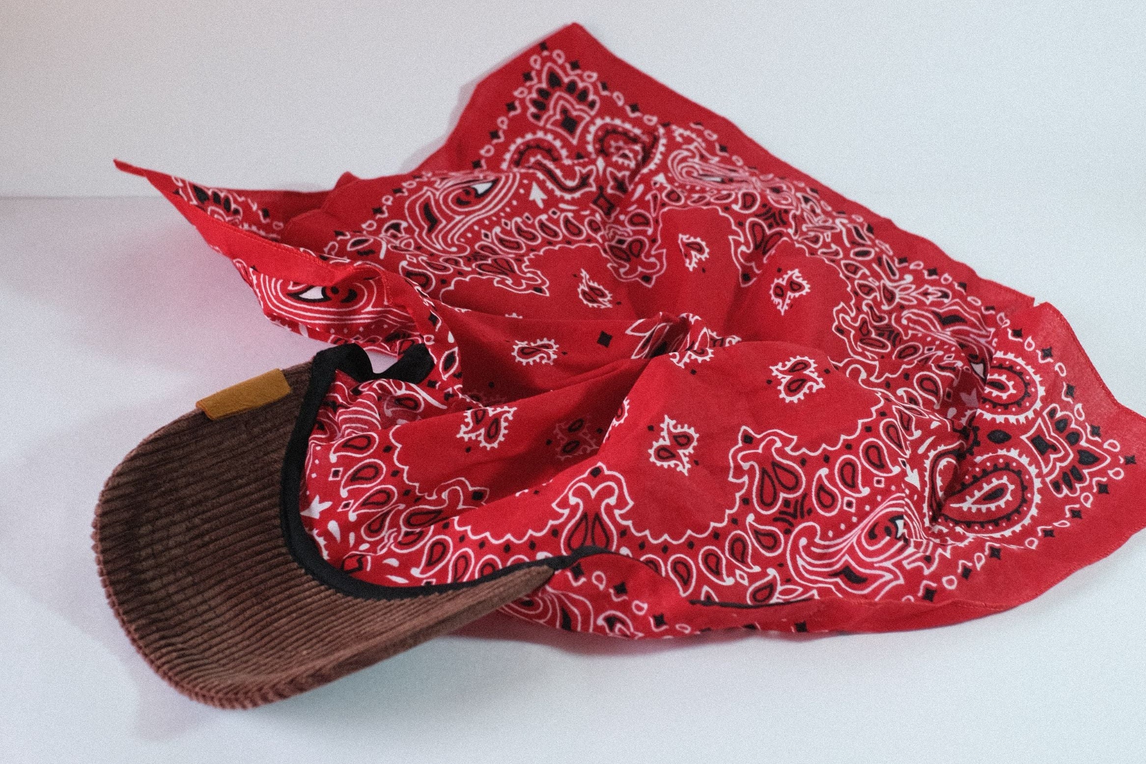 Dark Corduroy Brim | Crimson Veil Kapri