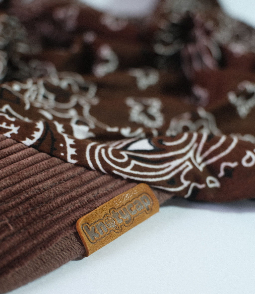 Dark Corduroy Brim | Cocoa Veil Kapri