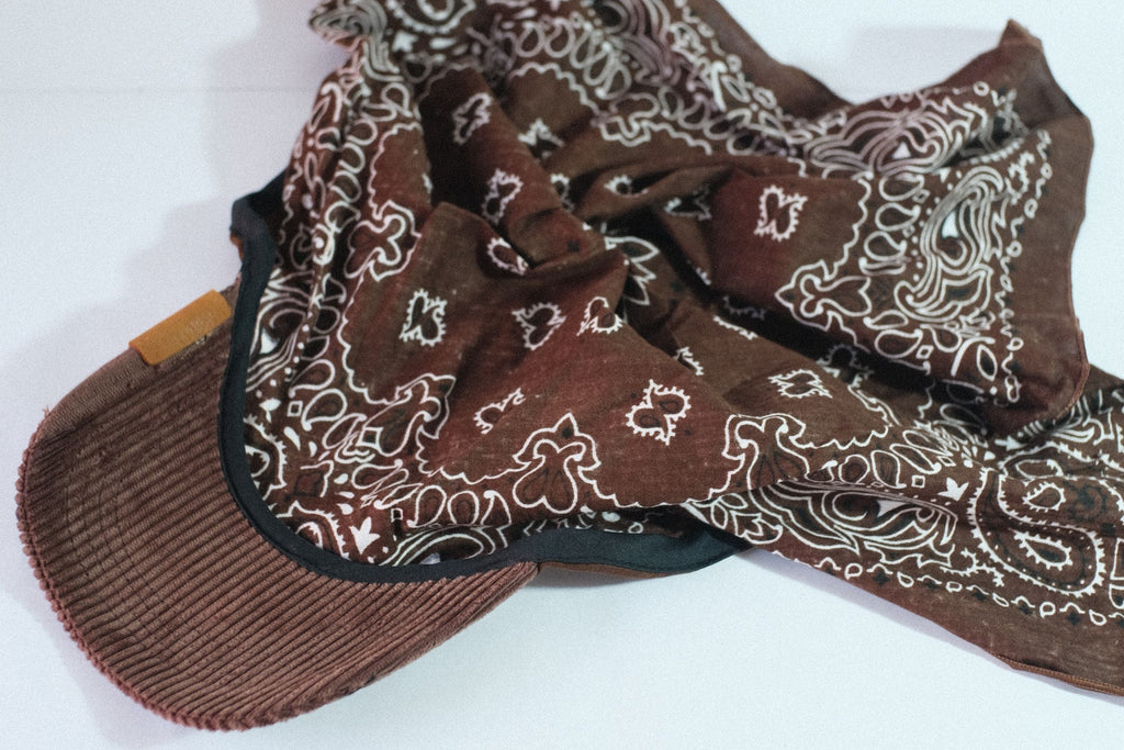 Dark Corduroy Brim | Cocoa Veil Kapri