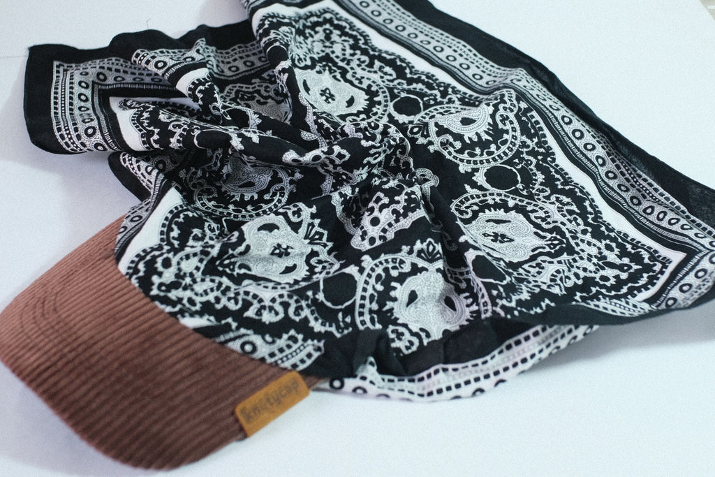 Dark Corduroy Brim | Shadow Drift Kapri