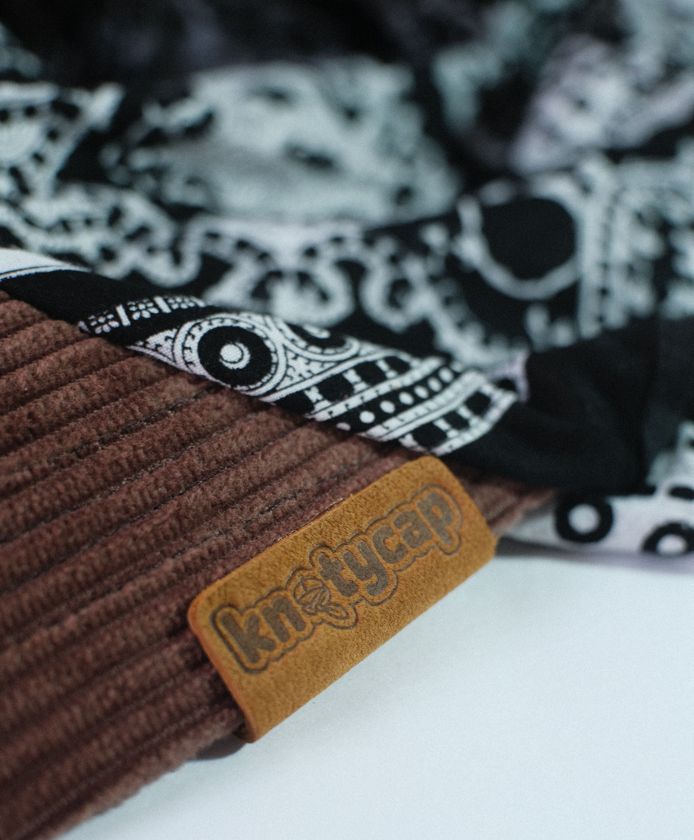Dark Corduroy Brim | Shadow Drift Kapri
