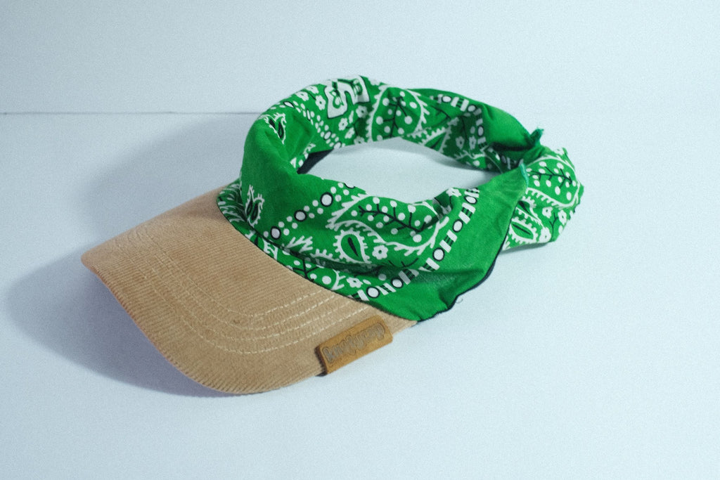 Beige Corduroy Brim | Emerald Veil Kapri