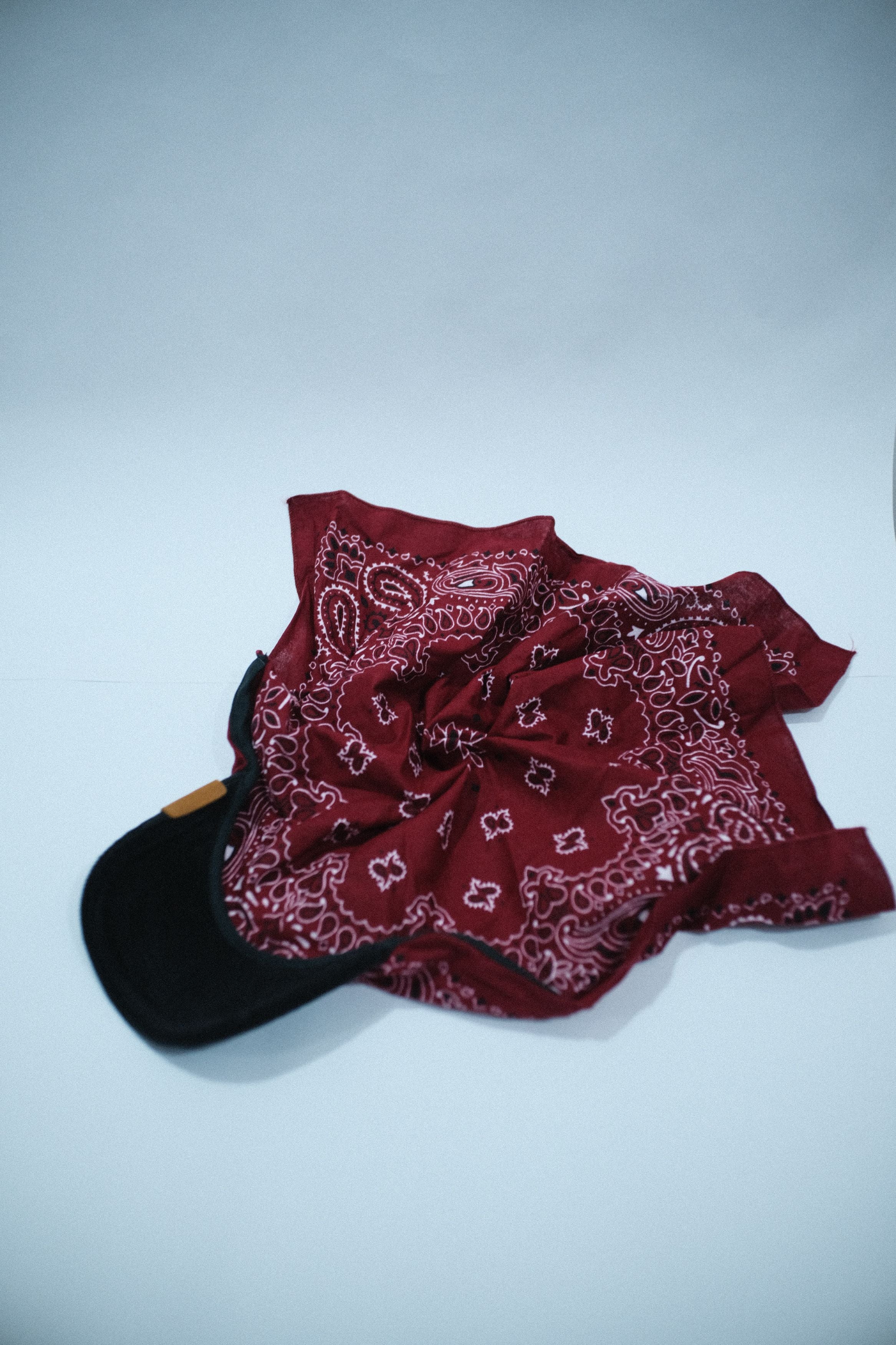 Ashen- Beige Corduroy Brim Bandana Cap | Cocoa Mud Kapri