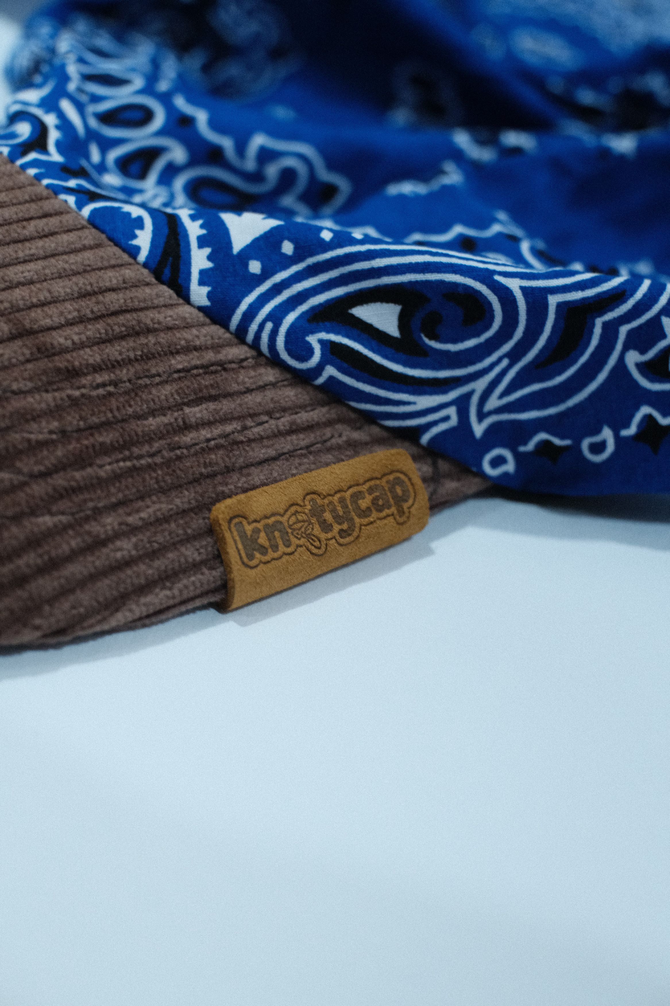 Dark Corduroy Brim | Iris Blue Kapri