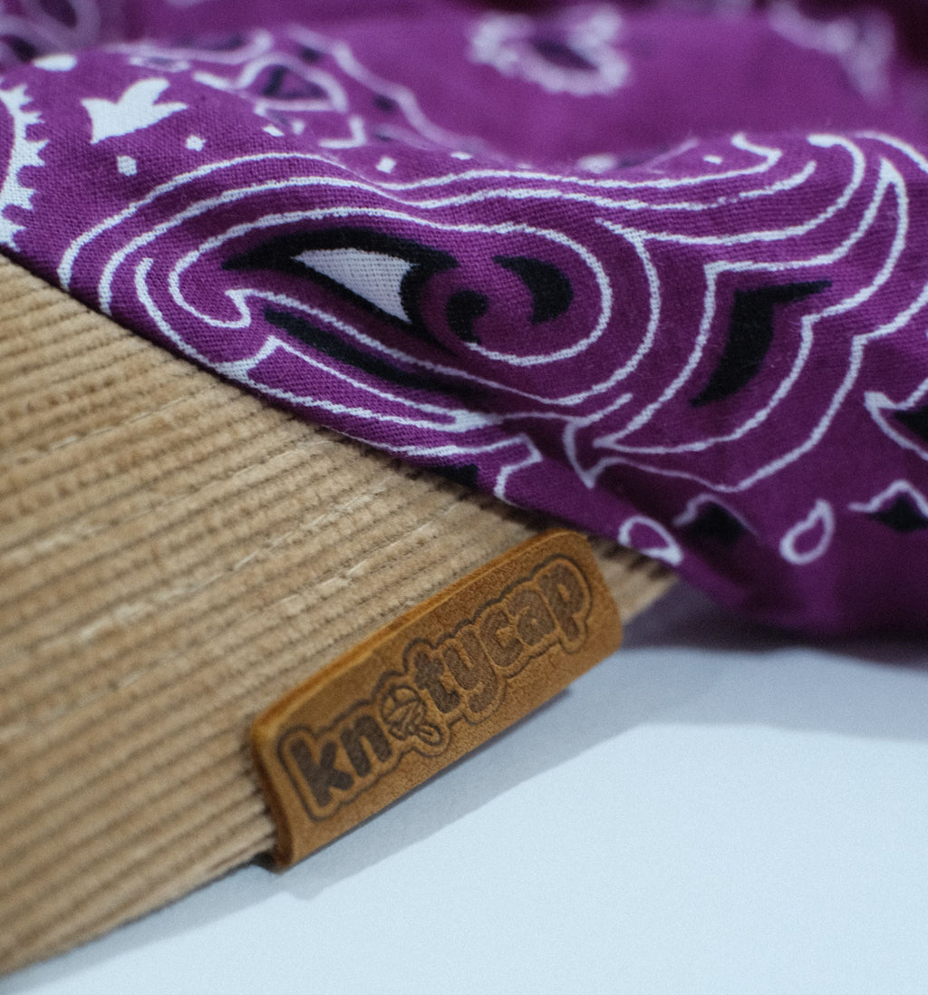 Beige Corduroy Brim Pink Mix Kapri