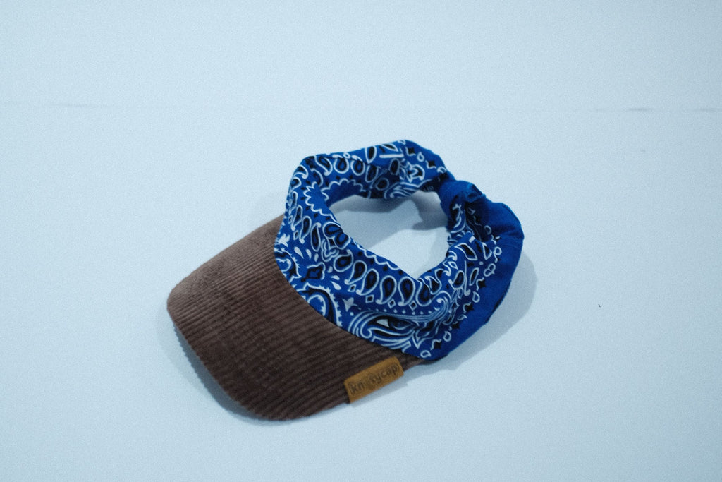 Dark Corduroy Brim | Iris Blue Kapri