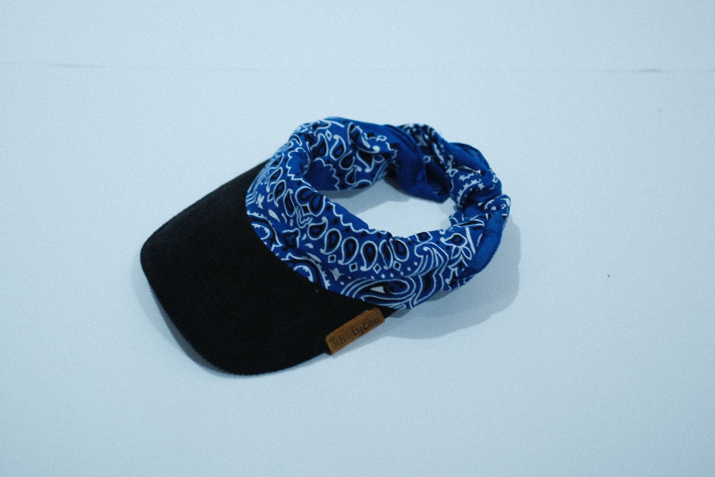 Black Corduroy Brim | Iris Blue Kapri