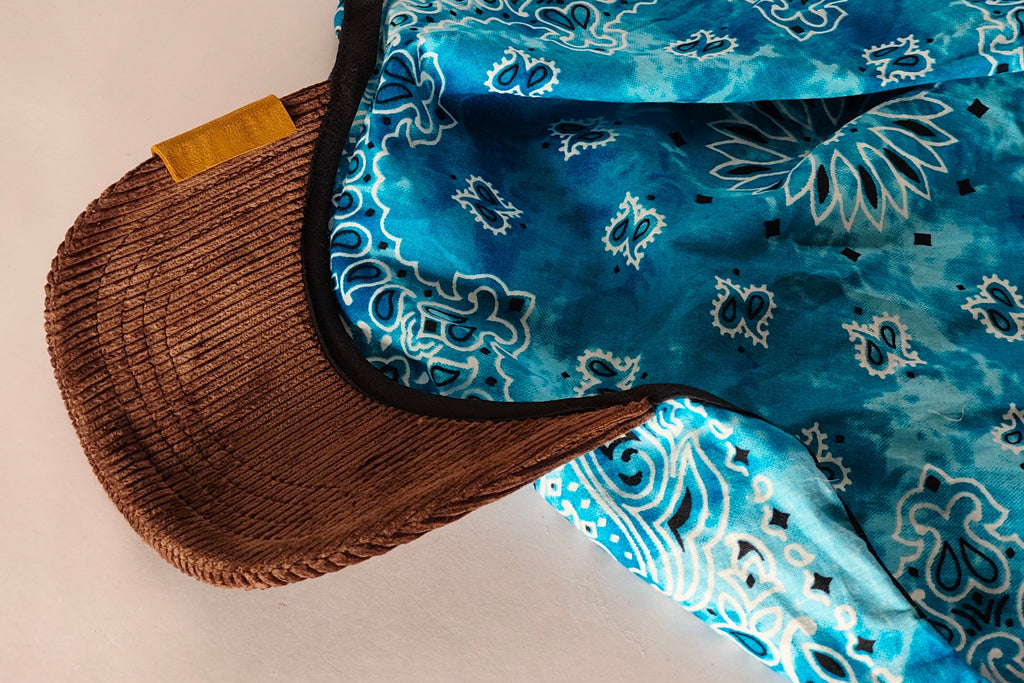 Dark Corduroy Brim | Sky Veil Kapri
