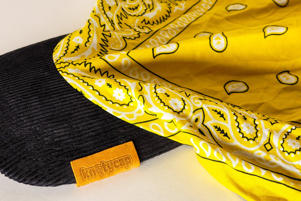 Black Corduroy Brim | Canary Mix Kapri