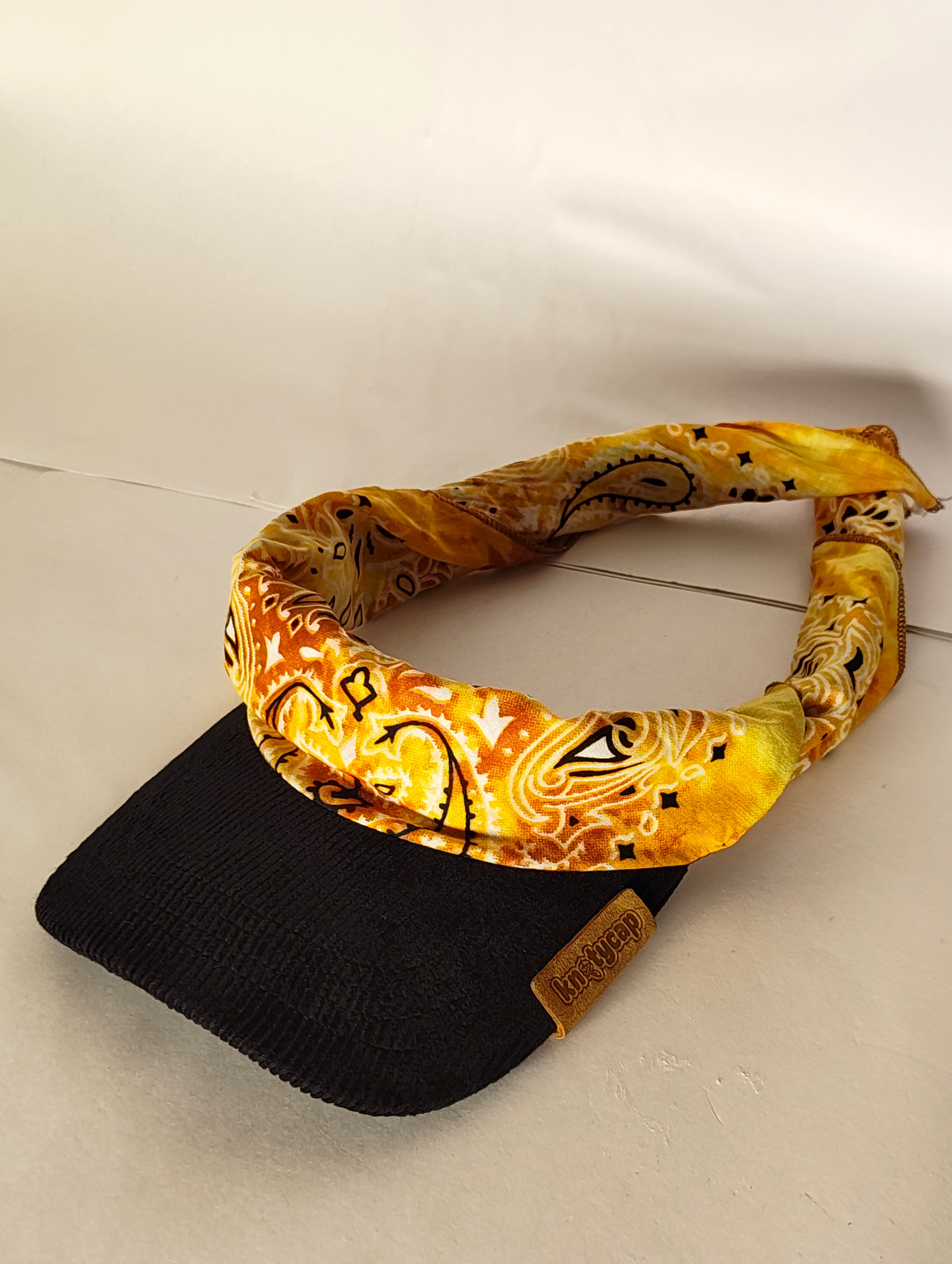 Black Corduroy Brim | Saffron Drift Kapri