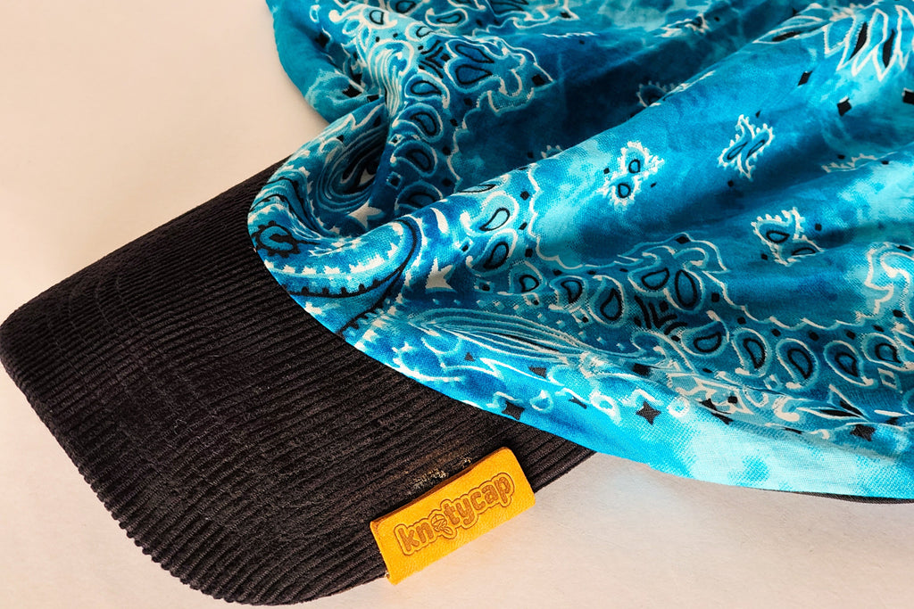 Black Corduroy Brim | Sky Veil Kapri