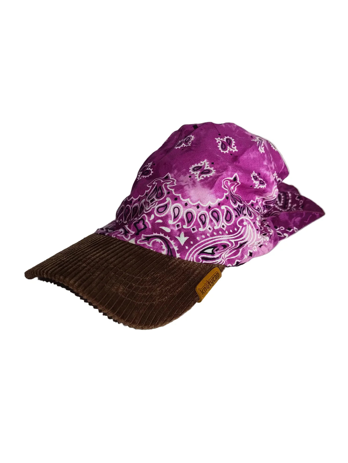 Ashen- Beige Corduroy Brim Bandana Cap | Cocoa Mud Kapri