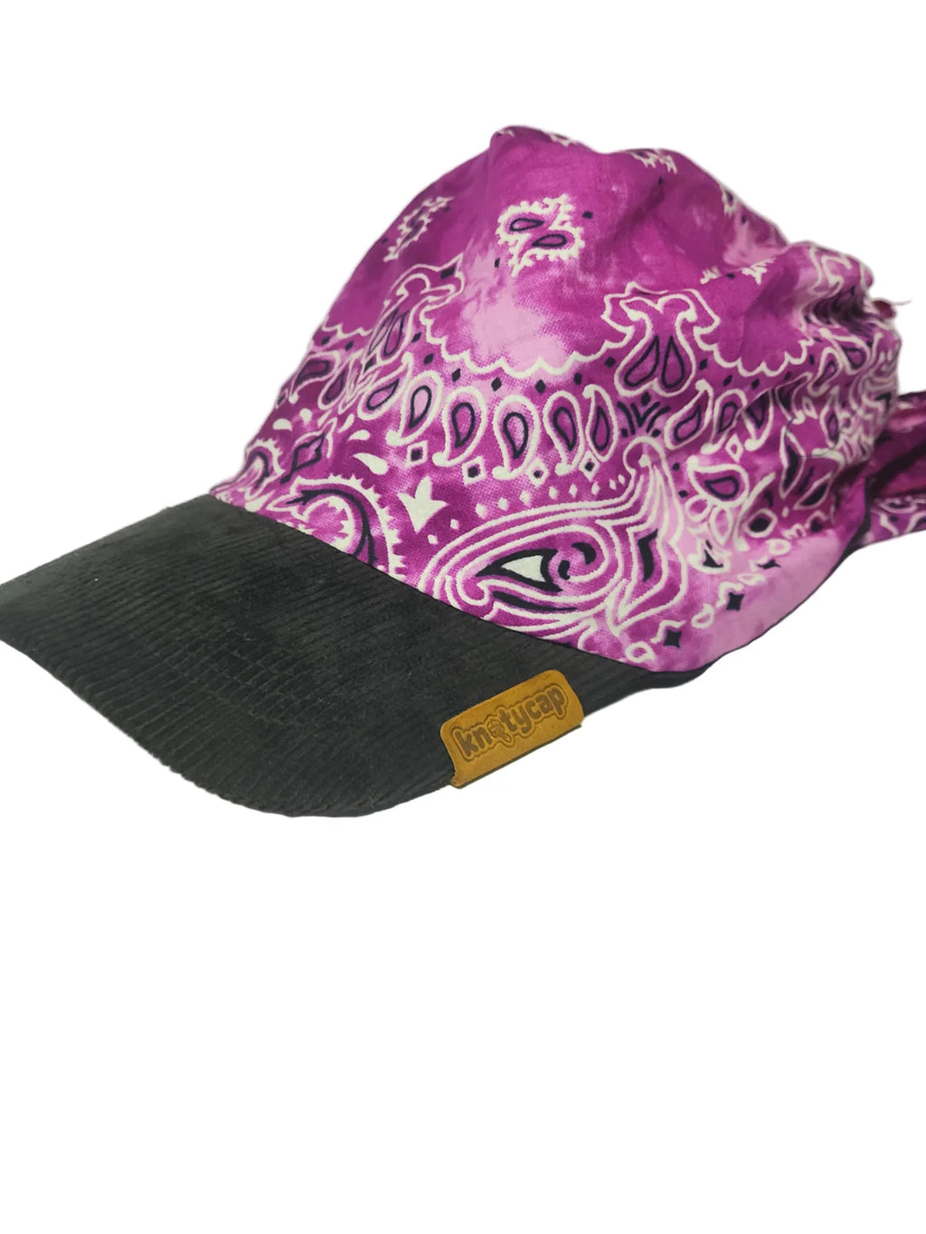 Ashen- Beige Corduroy Brim Bandana Cap | Cocoa Mud Kapri