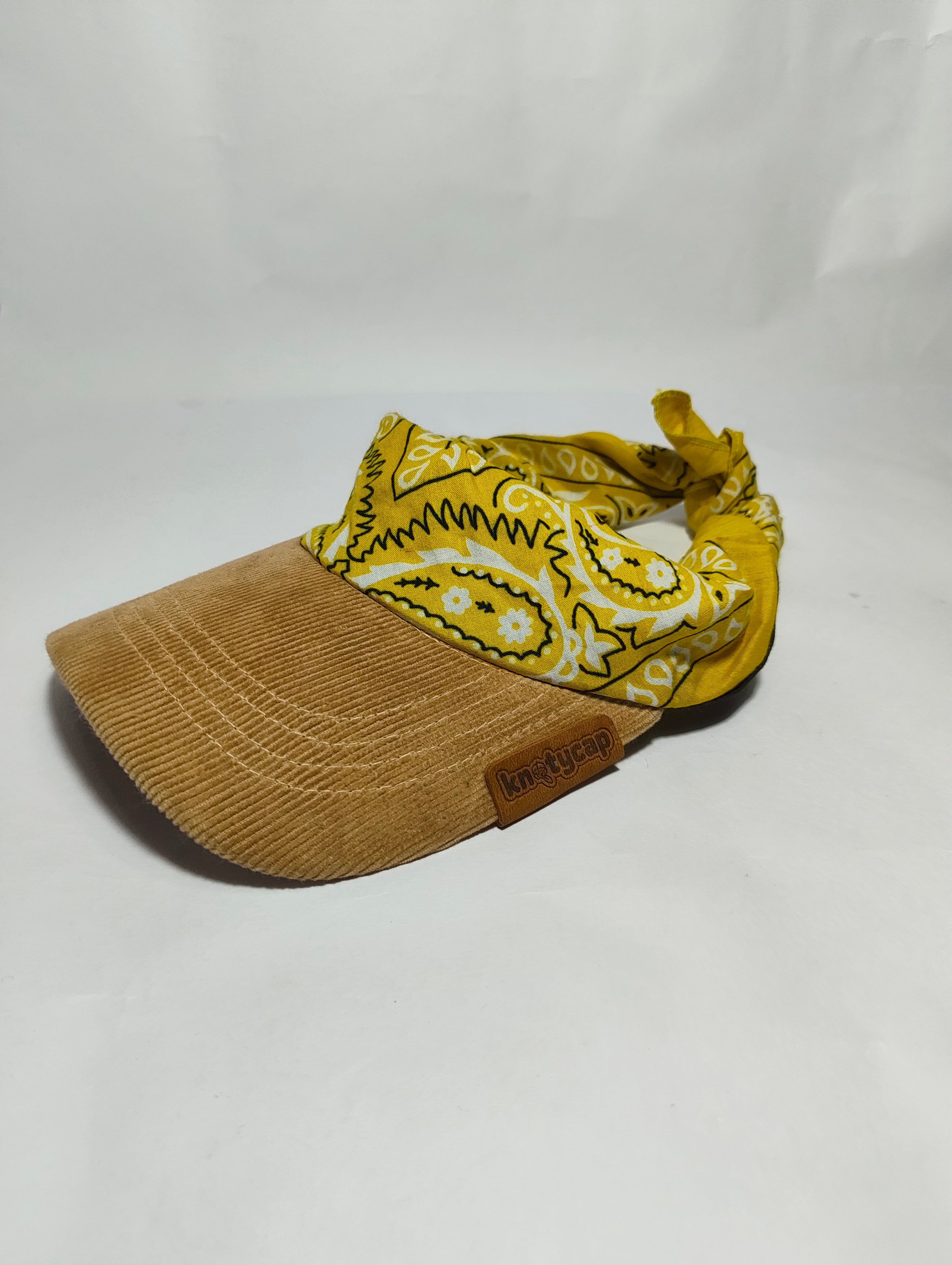 Beige Corduroy Brim | Canary Yellow Kapri