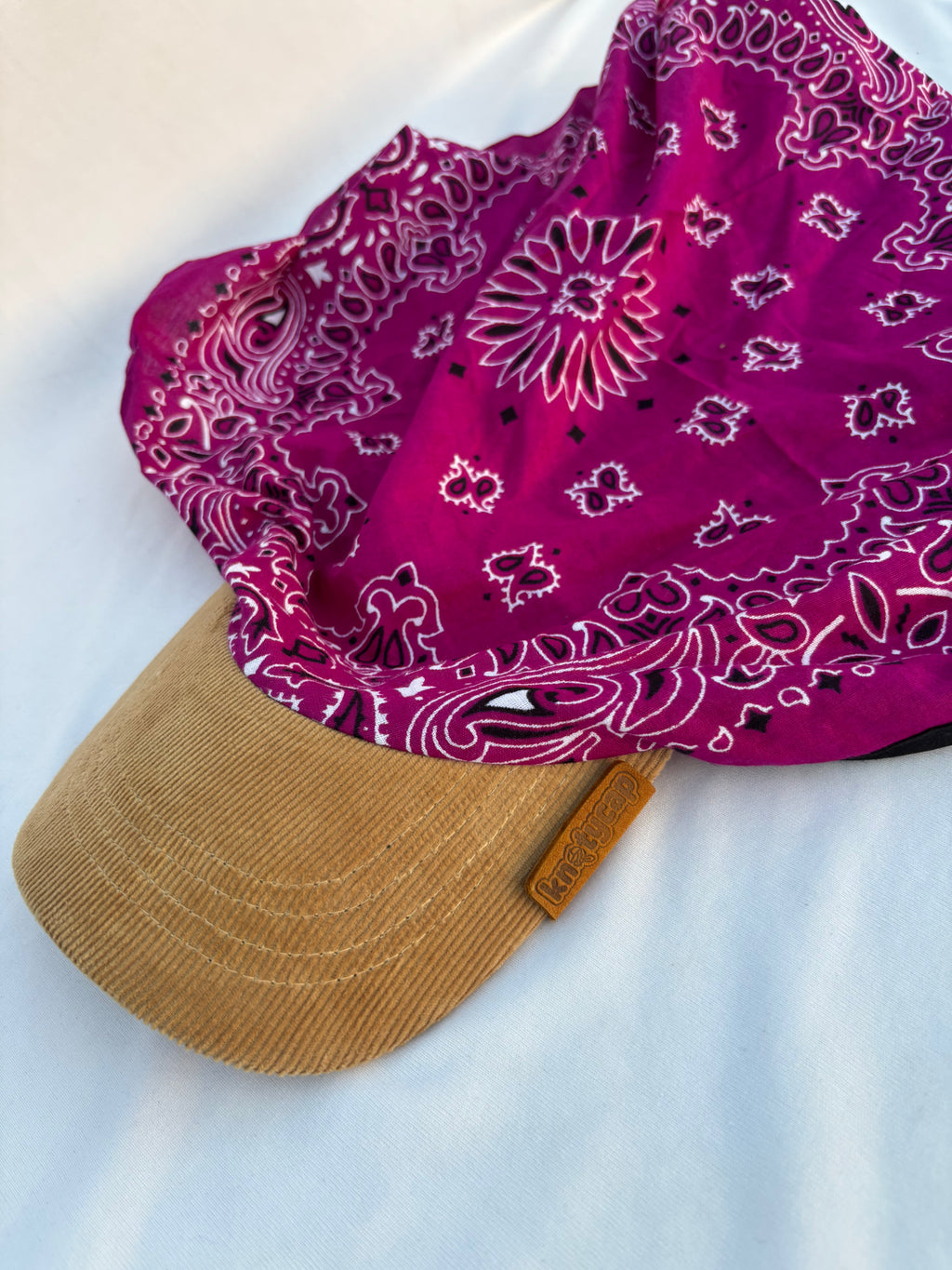 Beige Corduroy Brim | Cocoa Veil Kapri