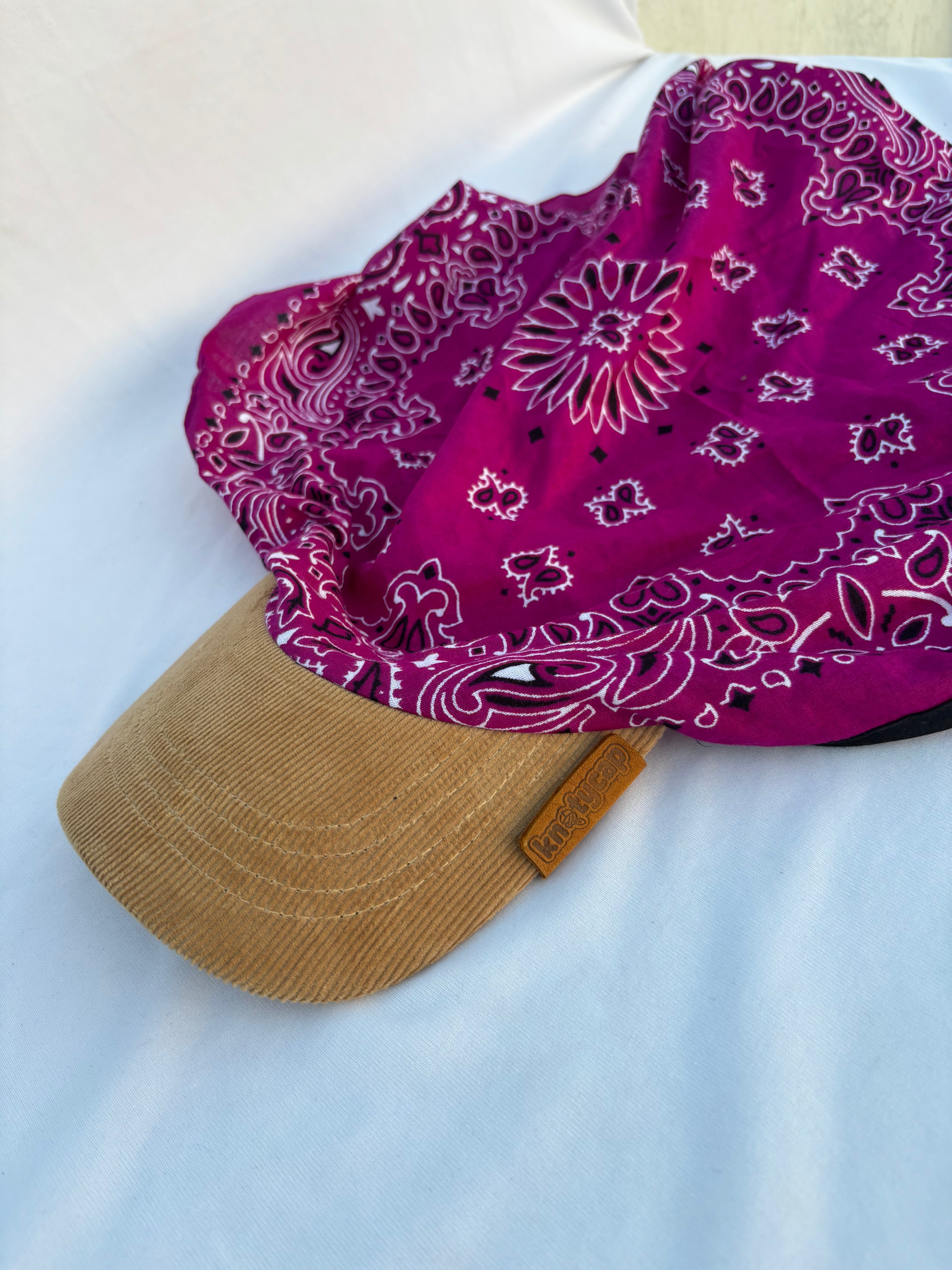 Beige Corduroy Brim | Cocoa Veil Kapri